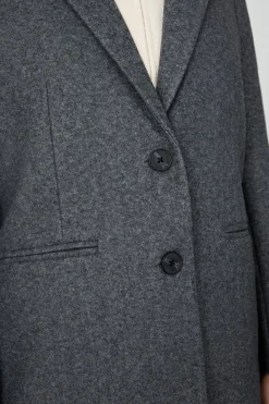 Sale ETAM Abrigo corto GRIS