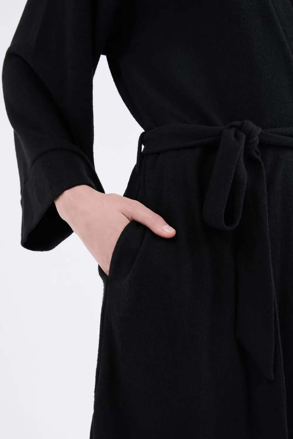 Sale ETAM Bata de terciopelo NEGRO