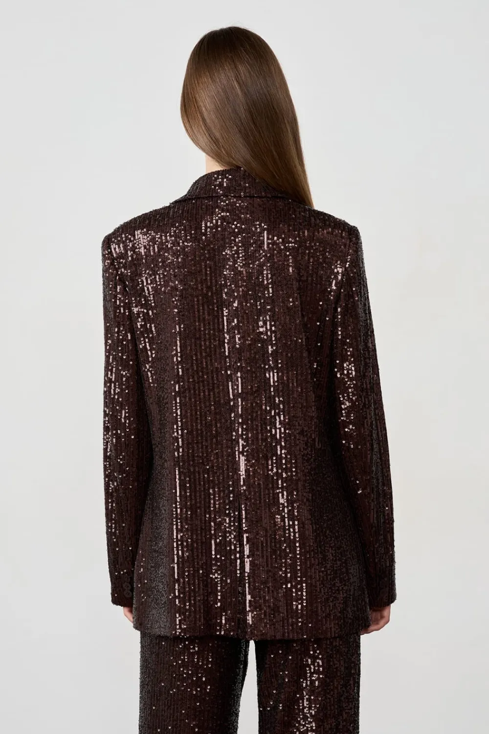 Clearance ETAM Blazer de lentejuelas MARRÓN