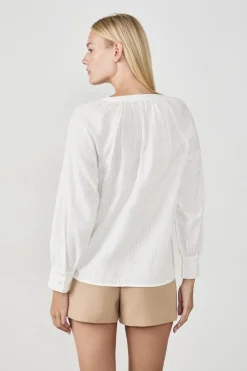 Best ETAM Blusa de manga larga ECRU