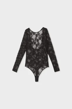 Sale ETAM Body de encaje NEGRO
