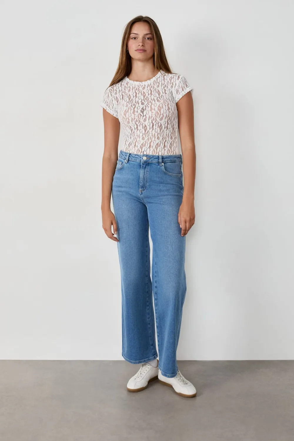 Discount ETAM Body de encaje transparente ECRU