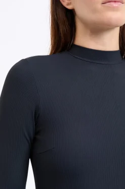 Sale ETAM Body de manga larga con espalda descubierta NEGRO