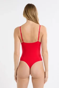 Hot ETAM Body escotado ROJO