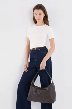 Online ETAM Bolso de mano para llevar al hombro MARRÓN