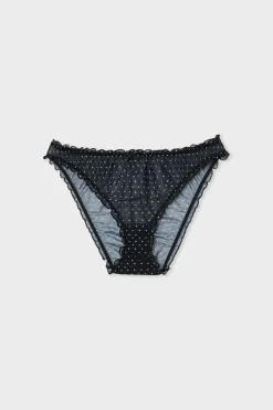 Clearance ETAM Braga bloomer estampada IMP FD NEGRO