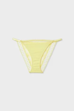 Online ETAM Braga bordada AMARILLO P&Aacute;LIDO.