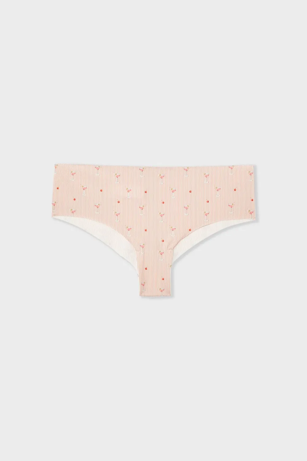 Clearance ETAM Braga brasileña de microfibra sin costuras con estampado BLUSH