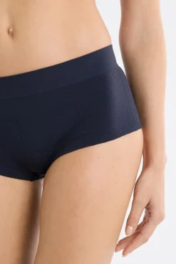 Outlet ETAM Braga culotte de cintura alta marino