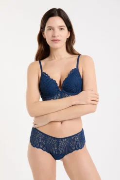 Clearance ETAM Braga culotte de encaje marino