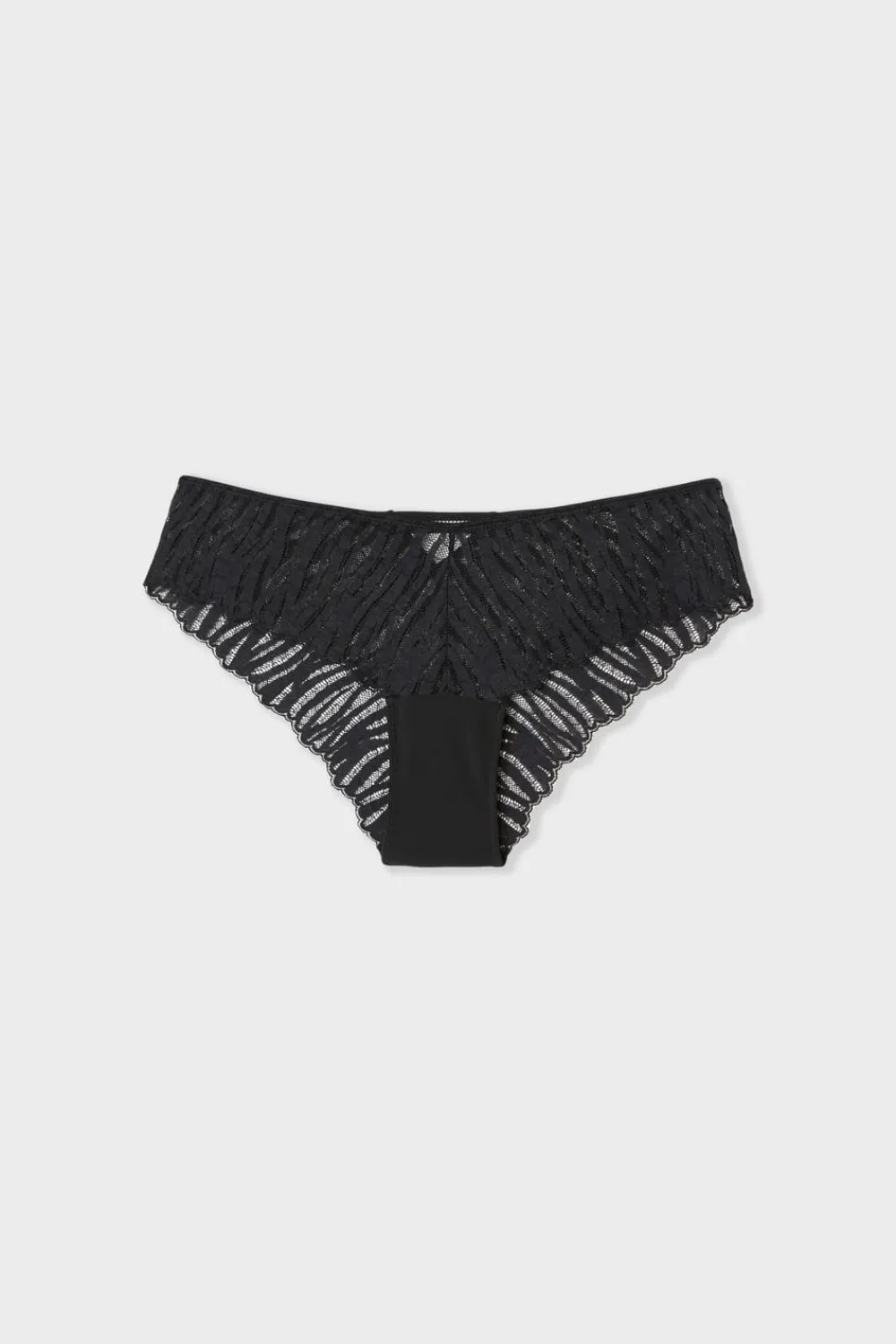 Hot ETAM Braga culotte de encaje NEGRO