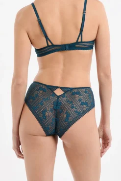 New ETAM Braga culotte de encaje AZUL TINTA