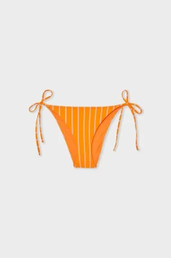 Hot ETAM Braga de bikini a rayas con lazada IMP FD NARANJA