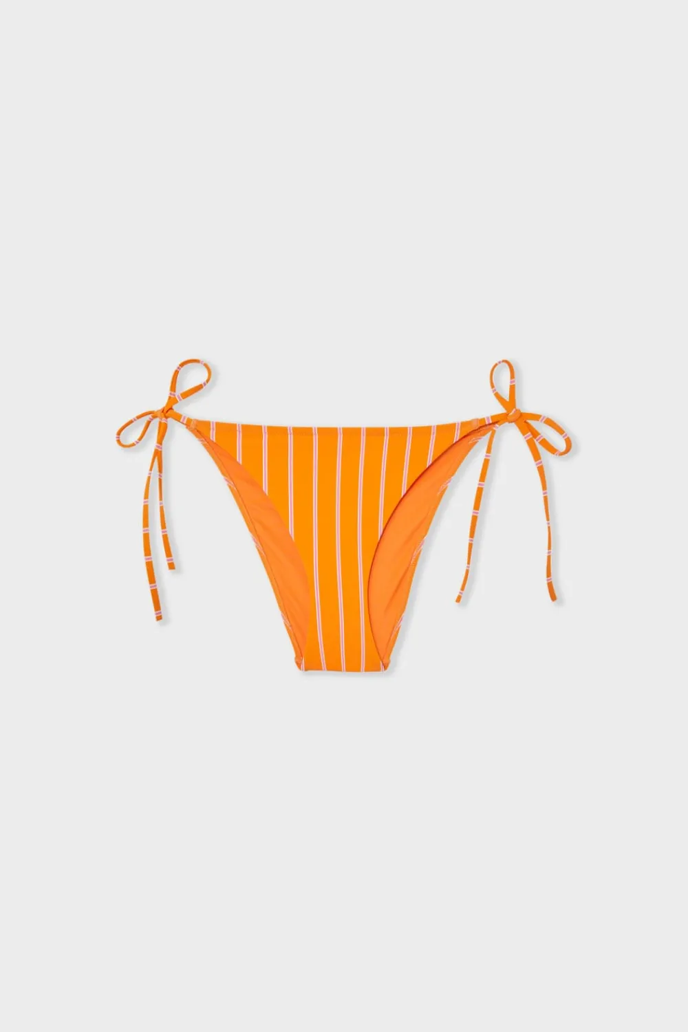 Hot ETAM Braga de bikini a rayas con lazada IMP FD NARANJA