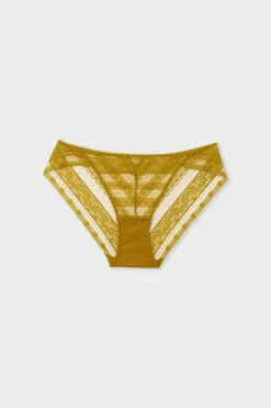 Discount ETAM Braga de encaje AMARILLO &Aacute;CIDO