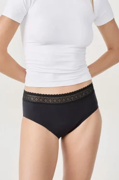 Discount ETAM Braga menstrual - Flujo medio NEGRO