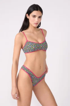 Online ETAM Braguita bikini brasileña tialle alto MULTICOLOR
