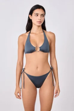 Sale ETAM Braguita bikini brasileña con lazada GRIS