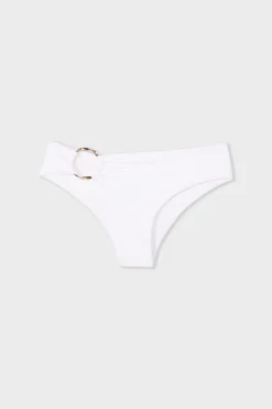 Clearance ETAM Braguita bikini hipster detalle de anilla BLANCO