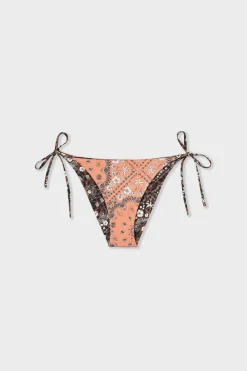 Best ETAM Braguita bikini lazada estampada reversible ESTAMPADO FONDO MARR&Oacute;N