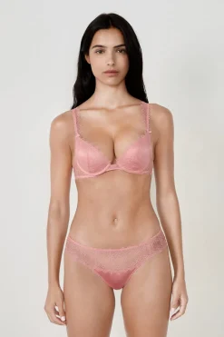 Best ETAM Braguita con encaje ROSA