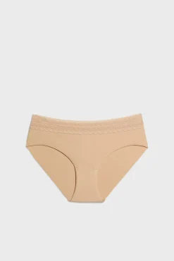 Discount ETAM Braguita culotte de algodón sin costuras ARENA