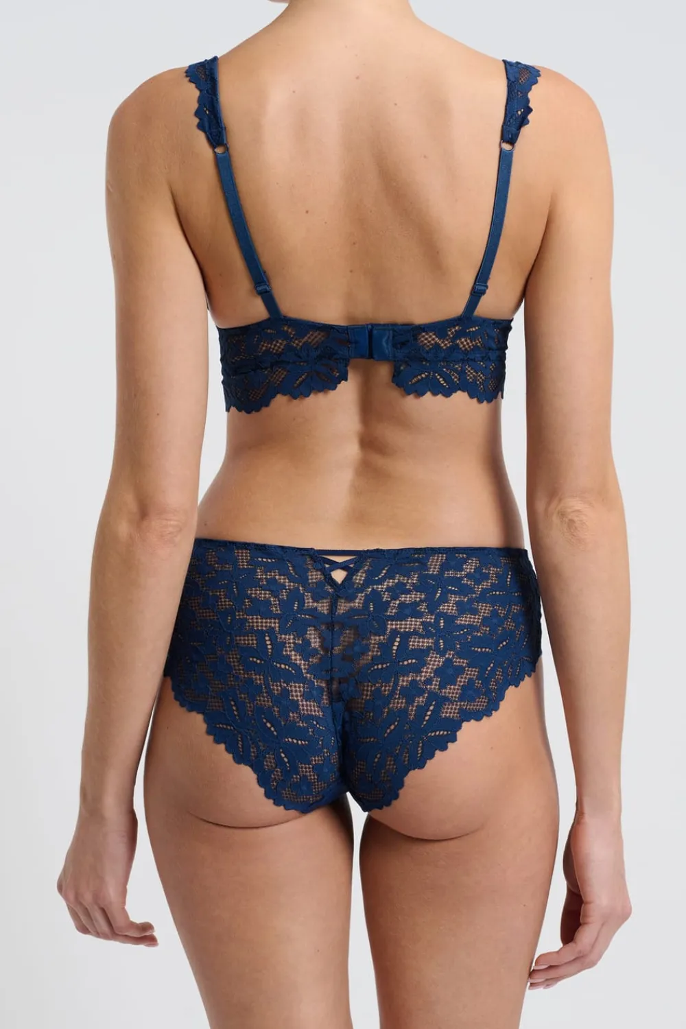Best ETAM Braguita culotte de encaje MARINO