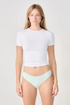 Clearance ETAM Braguita de algodón sin costuras CELADÓN
