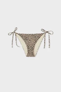 Clearance ETAM Braguita de bikini con lazada y de leopardo ESTAMPADO