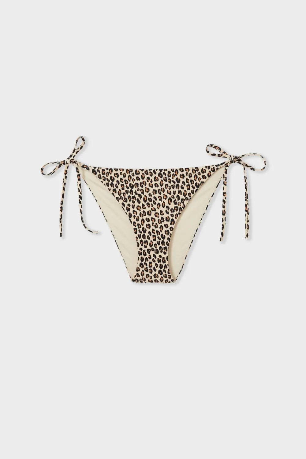 Clearance ETAM Braguita de bikini con lazada y de leopardo ESTAMPADO