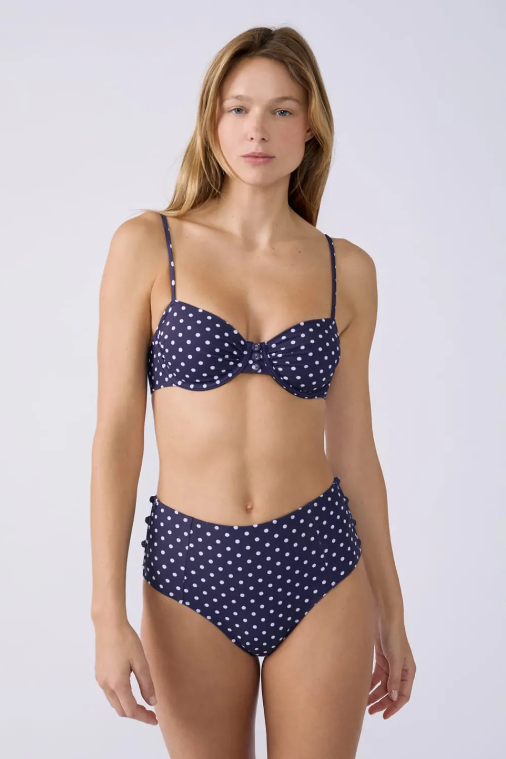Hot ETAM Braguita de bikini de talle alto Marcia Wear x IMP FD MARINE