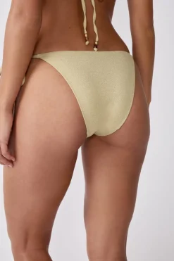 Clearance ETAM Braguita de bikini de tiras brillantes DORADO
