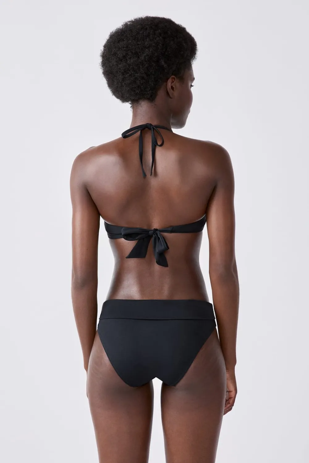 Hot ETAM Braguita de bikini multiposición NEGRO