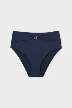 Clearance ETAM Braguita de bikini talle alto detalle joya ESTAMPADO NOCHE