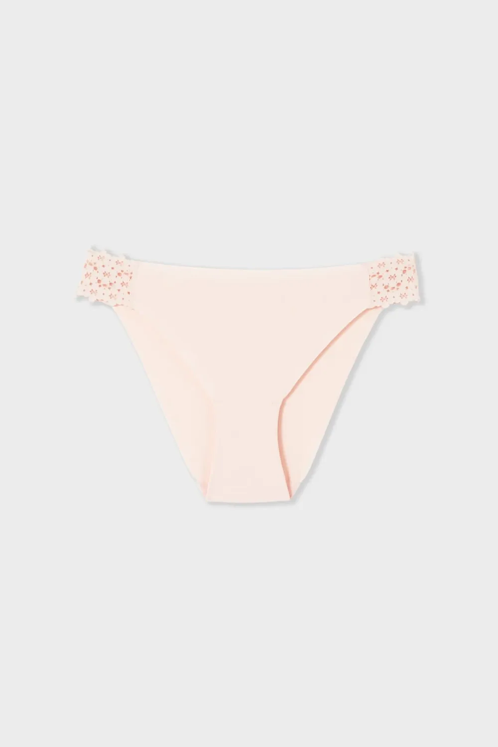 Hot ETAM Braguita de microfibra y encaje ROSA