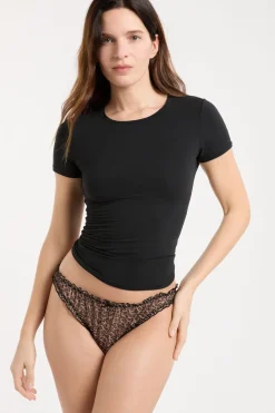 Online ETAM Braguita de tul MARR&Oacute;N ESTAMPADO