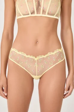 Online ETAM Braguita hipster con detalles bordados VAINILLA