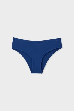 Sale ETAM Braguita hipster de algodón orgánico elástico MARINO