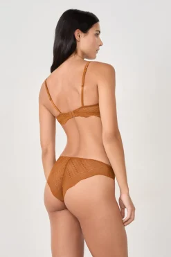 Discount ETAM Braguita hipster de encaje MARR&Oacute;N