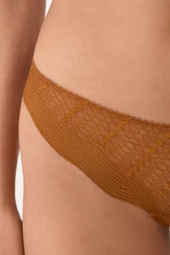 Discount ETAM Braguita hipster de encaje MARR&Oacute;N