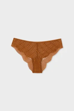 Discount ETAM Braguita hipster de encaje MARR&Oacute;N