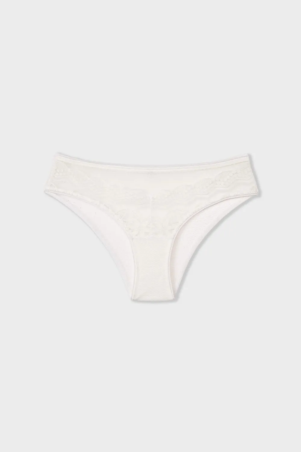 Discount ETAM Braguita hipster de encaje CRUDO