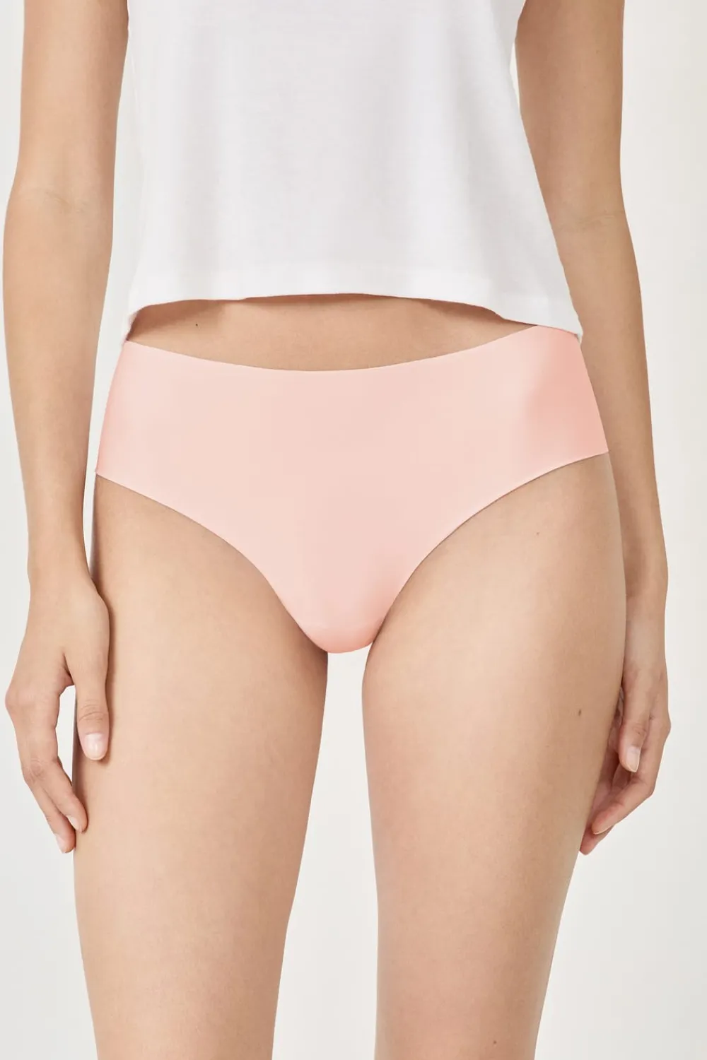 ETAM Braguita hipster de microfibra sin costuras ROSA