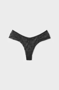 Discount ETAM Braguita hipster de tul NEGRO