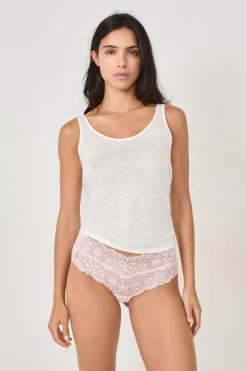 ETAM Braguita hipster V-shape de encaje ROSA