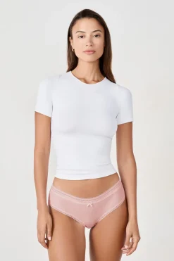 Discount ETAM Braguita shorty con bordes de encaje de microfibra AR&Aacute;NDANO