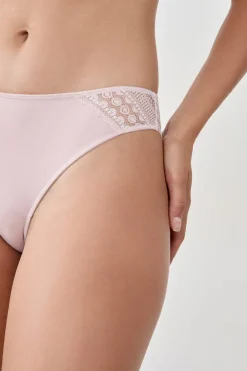 Clearance ETAM braguitas con detalle de encaje ROSA EMPOLVADO