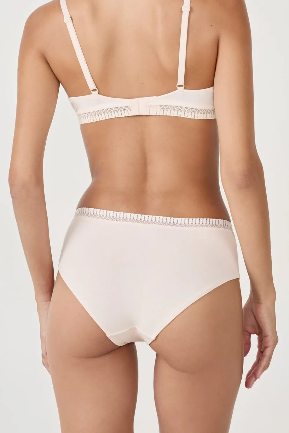 Outlet ETAM Braguitas culotte de algodón ROSA PÁLIDO