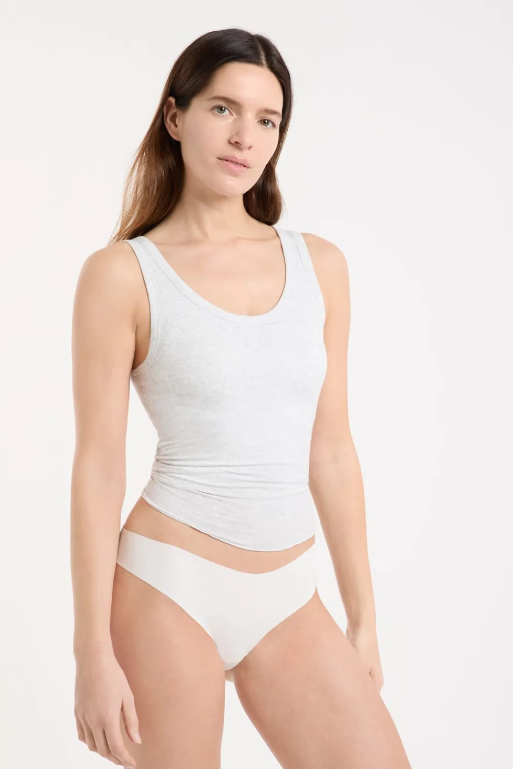 Online ETAM Braguitas de algodón sin costuras BLANCO