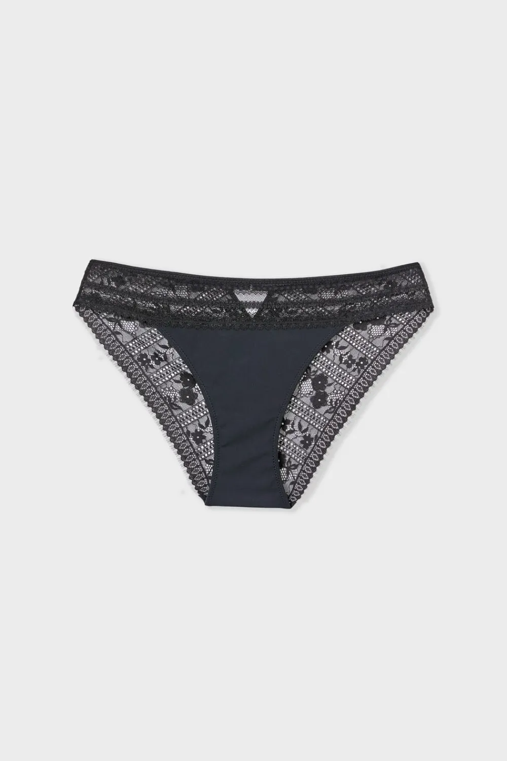Hot ETAM Braguitas de encaje NEGRO